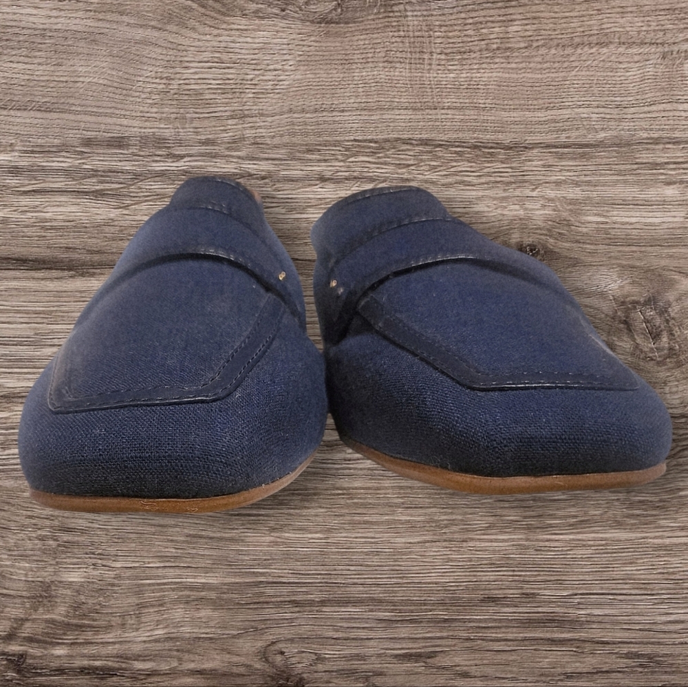 Franco Sarto Navy Loafers - Picture 8 of 9